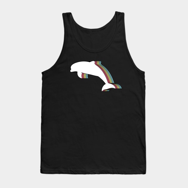 Rainbow Dolphin Tank Top by simbamerch